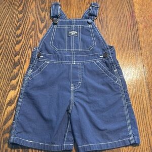 OshKosh B’Gosh Vintage 80’s 90’s Classic Vestbak Shortie Overalls 24 mths